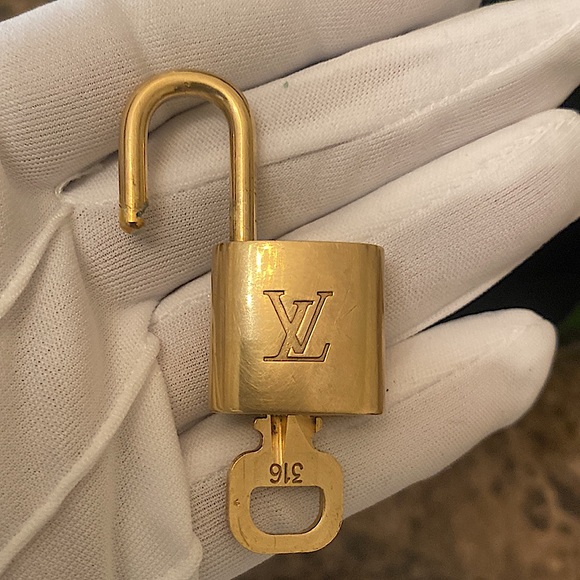 Louis Vuitton Lock and Key Necklace (Key Included) - Picture 5 of 6